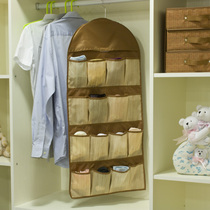 Home Goods Cupboard Wardrobe Foldable Multifunction Double Sided Containing Hanging Bag Dormitory Bedside Hanging Oxford Cloth Wall Hanging