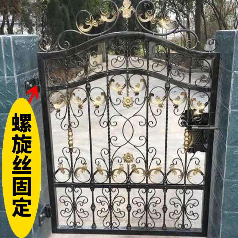 Country Wrought Iron Garden Door Villa Garden Iron Door European
