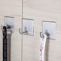 Free hole 304 stainless steel hook Strong viscose kitchen load-bearing hook Wall hanging hook Bathroom nail-free hook