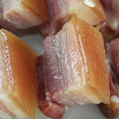 Salt meat farmers Salt pork Dry and salty meat Soil cured meat Peppermeat Lean meat 500g(salty)