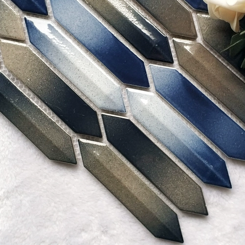 Современная простота тонкая стрелка -Мозаичная печь в обработке