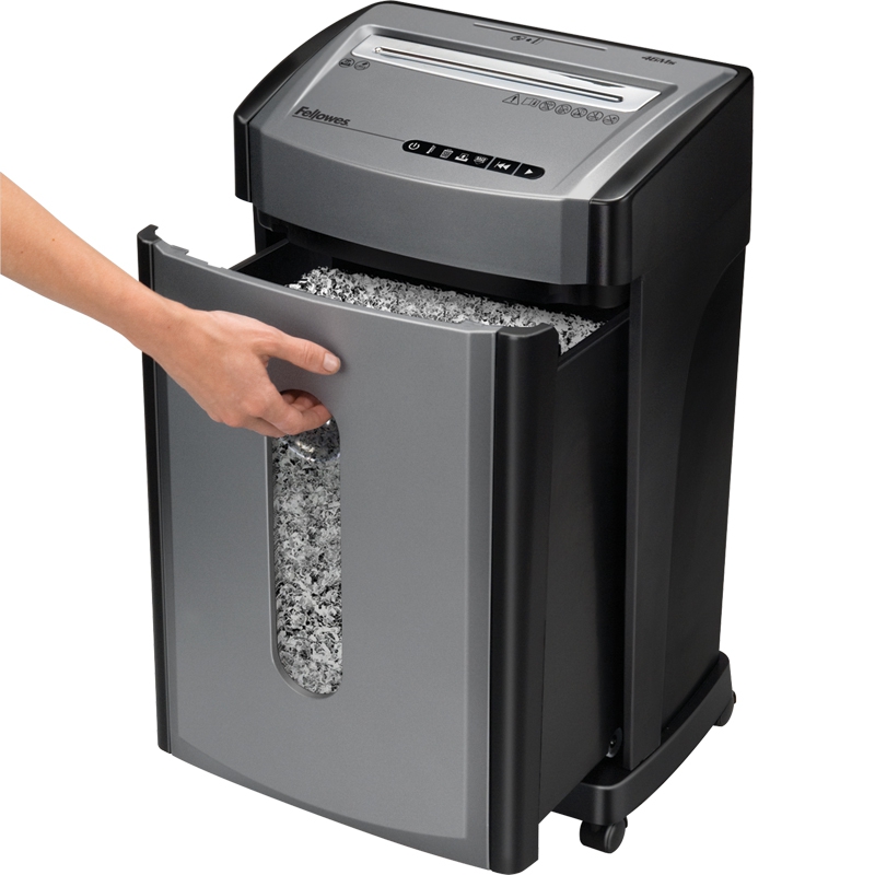 Fellowes Fan Luoshi 46MS paper shredder electric office high-power micro-particle file disc shredder