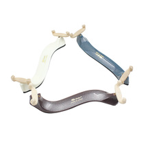 Factory price direct white glass fiber reinforced plastic violin shoulder pad 4 4 for adults (send a piece of cloth)