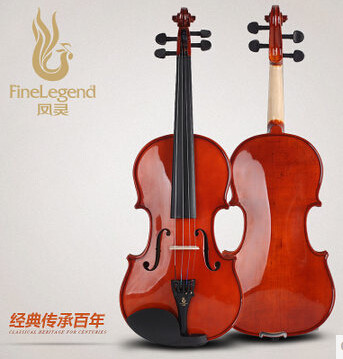 Fengling violin with anti-counterfeiting solid wood handmade children beginners 1 10 1 8 1 4 1 2 3 4 4 4