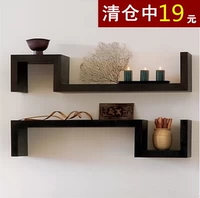 Настенная стойка, креативная решетчатая перегородка, настенная подвесная настенная книжная полка для спальни, гостиной, простая современная декоративная стойка