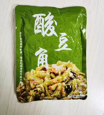 Jinshankou Fu sour beans appetizer 500g appetizer home-cooked Hunan specialty open bag ready to eat