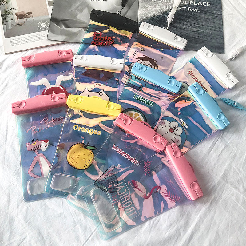 Mobile phone waterproof bag using Apple Samsung Xiaomi Huawei travel vacation snorkeling underwater photo