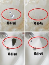 Rock plate seamless Glue white color stone artificial repair marble crack z seam crack repair glue nail hole pit Square