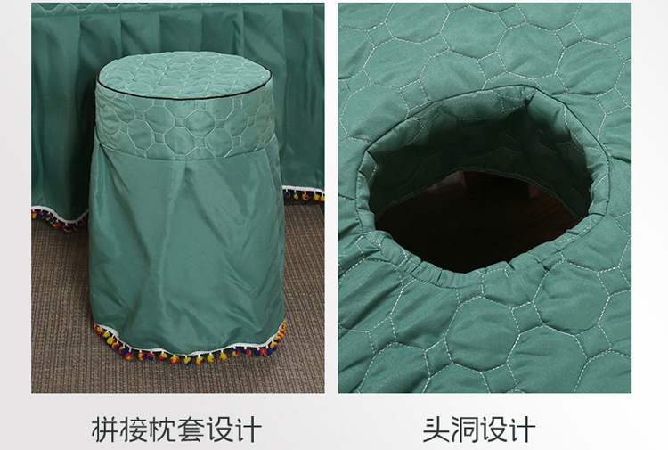 gia đình Hàn Quốc bốn khăn trải giường massage thẩm mỹ viện massage trị liệu làm vĩnh viễn đơn giản giường bông da thân thiện với bộ giường moxibustion - Trang bị tấm drap giường spa