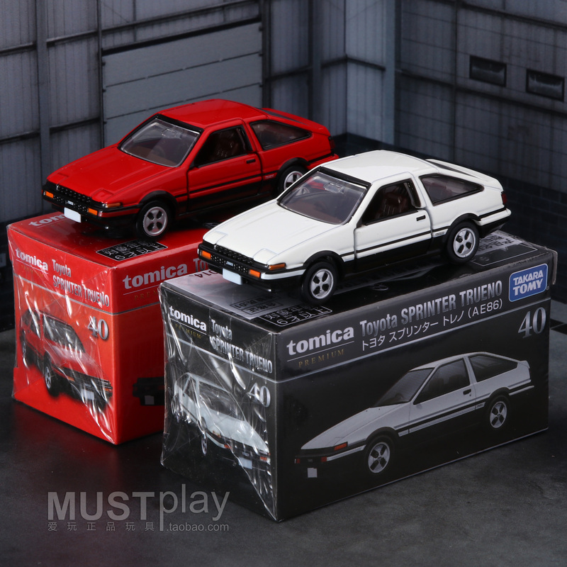 Tomy Tomica Premium Black Box Tp40 Toyota Ae86 First Edition Alloy Car Model