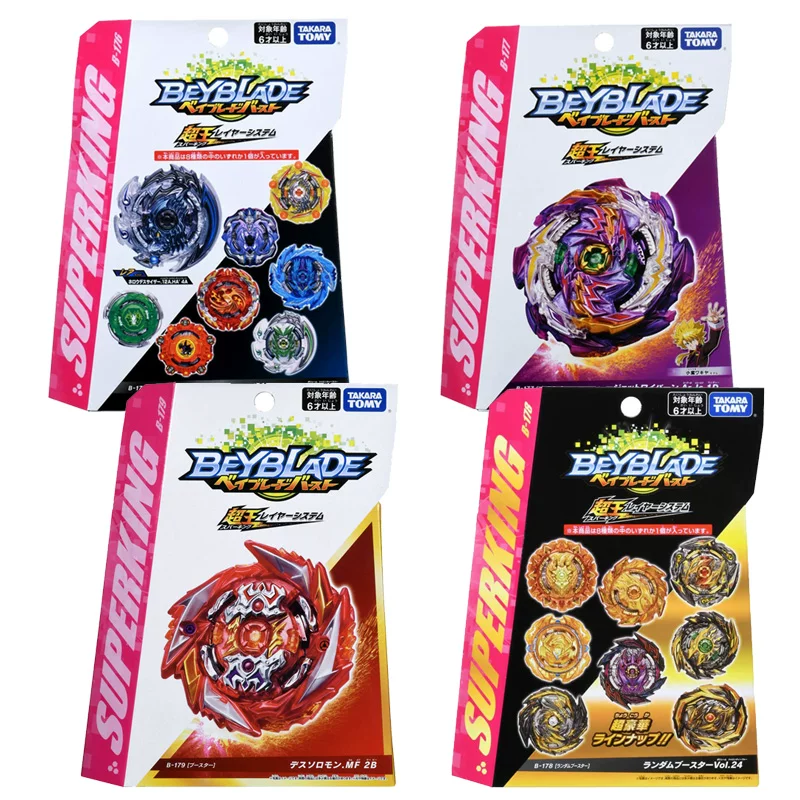 Оригинальный Beyblade TOMY Bybi Blade Gyro Super King B-177 B-178 B-176 B-179 Игрушки