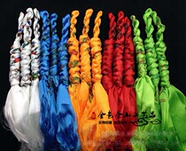 Tibetan Buddhist supplies Tibetan hand-woven diamond knot diy car hanging five-color Hada pendant pendant diamond knot