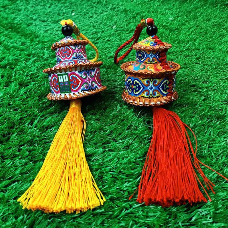 Mongolia bag styling car hangings Inner Mongolia Handicraft hanging decoration small pendants Mongolian Specialty Car Interior Accessories