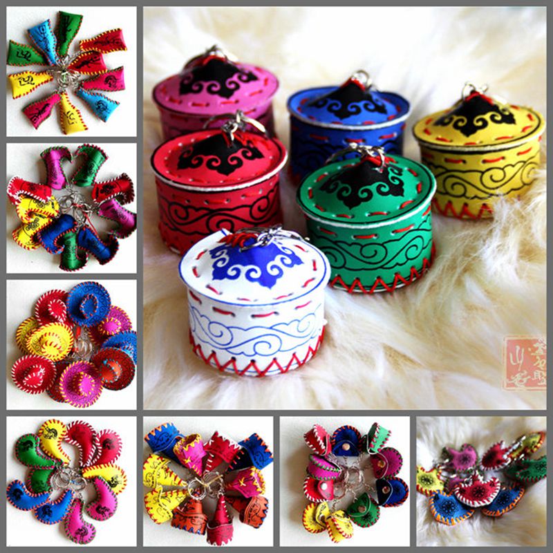 Inner Mongolia craft gift decoration keychain yurt Inner Mongolia gift keychain Yurt pendant Tourist souvenir