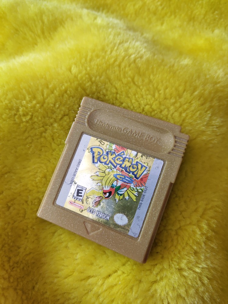 gb gbc gameboy pokemon gold US genuine game card
