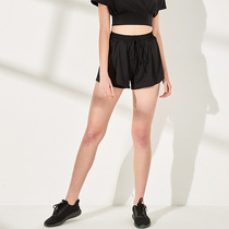 Anti-running sports shorts casual fitness yoga pants children with lining quick-drying wear mid-to-high waist shorts