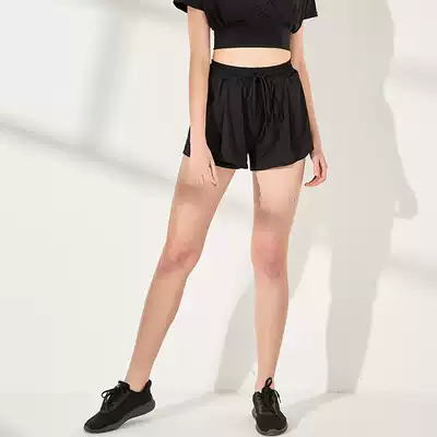 Anti-running sports shorts Leisure fitness yoga pants children with lining quick-drying wear mid-to-high waist shorts