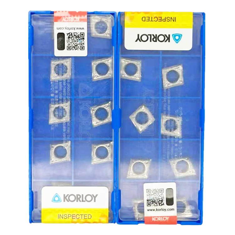 Numerical control aluminum vehicle blade CCGT09T3 060204120408 outer round inner bore car blade alloy knife grain