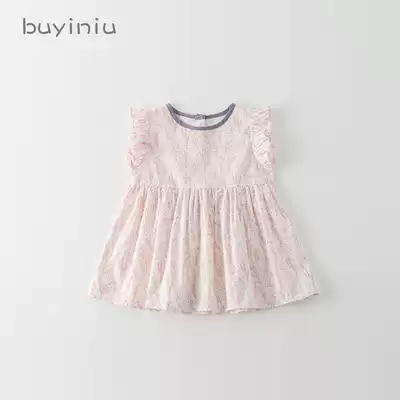 Children's skirts, summer girls, dresses, babies, flowers, summer, foreign style, princess skirts, foreign trade