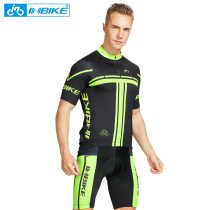 INBIKE short-sleeved riding suit breathable suit mountain bike bicycle riding equipment mens top shorts summer