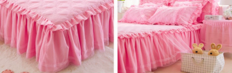 Ren rắn bông giường váy Simmons duy nhất mảnh vỏ bảo vệ trượt tấm dày bedspread đôi 1.51.8 m - Váy Petti 	chân váy giường