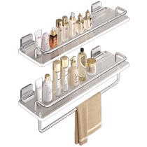 Bathroom storage rack no punching bathroom rack hand wash basin cosmetics storage rack wall-mounted 3306