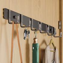 Door rear hanging clothes hook free of punch powerful load-bearing Xuanguan bedroom bathroom hanging clothes hanger wall-mounted wall clothes hat hook 3306