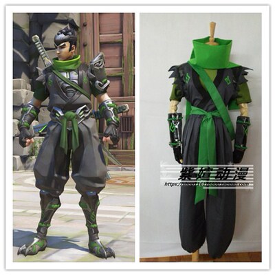 taobao agent Overwatch Pioneer Pioneer Black Youth Skin COS COS COS Men's COSPLAY full set of free shipping