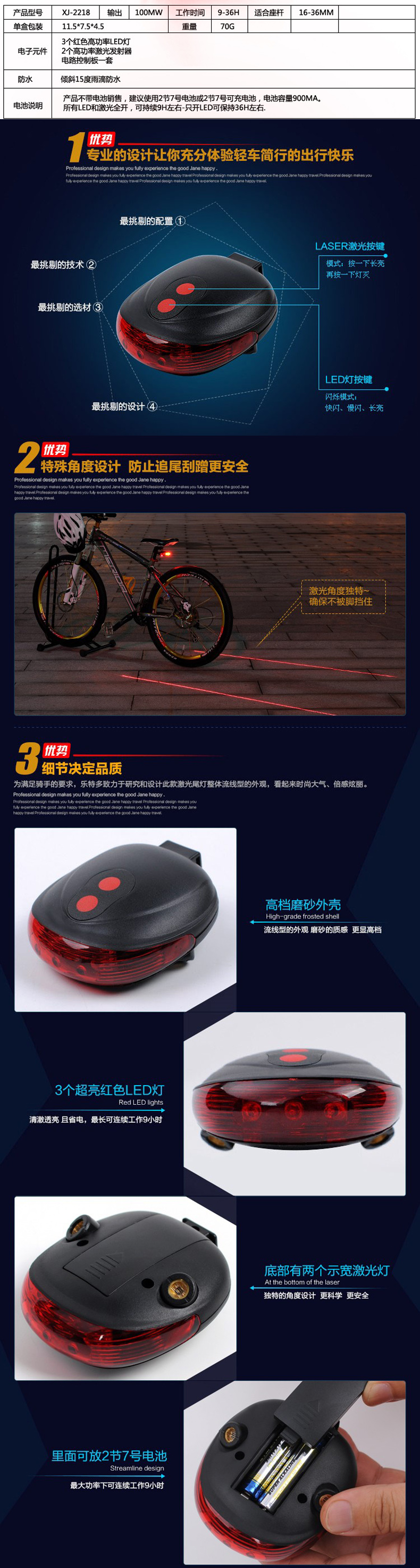 Lumière vélo SOIDIER - Taillights - Ref 2400611 Image 6