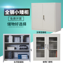 Beijing filing cabinet short cabinet iron cabinet locker data Cabinet Office tea cabinet small cabinet with lock storage cabinet