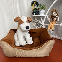  Send dog blanket factory direct sales foreign trade kennel export tail single pet nest cat nest thickened French bulldog bed winter Pago