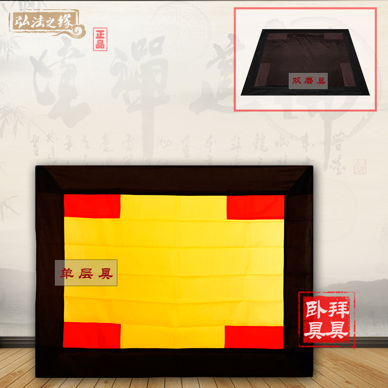 Single layer double layer Baier sleeper Kowloon furniture with lotus flower furniture common with Buddha Hall embroidery Buddhist supplies