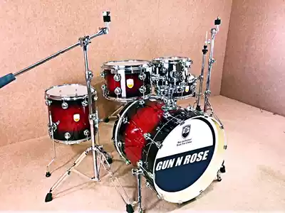Gun flower Musical instrument Gun flower rack drum Jazz drum Taiwan production player series Paint five drum set