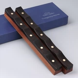 Пара городского города с твердым деревом в городском городе, пара сплошной деревянной бумаги, инкрустированная каллиграфия, медная бумага, каллиграфия, писательская кисть, правитель городской бумаги