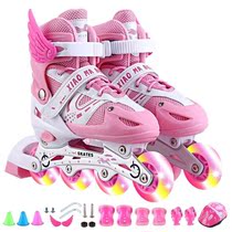 Skate Children Beginners Full Suit Boy Girl Ice Skating Wheel Skating Shoes Dry Ice CUHK Child Professional Adjustable