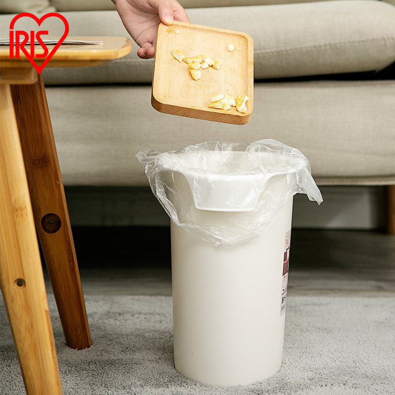 Japan Alice living room bathroom kitchen trash can with hooks can hang garbage bags (silver ion antibacterial)