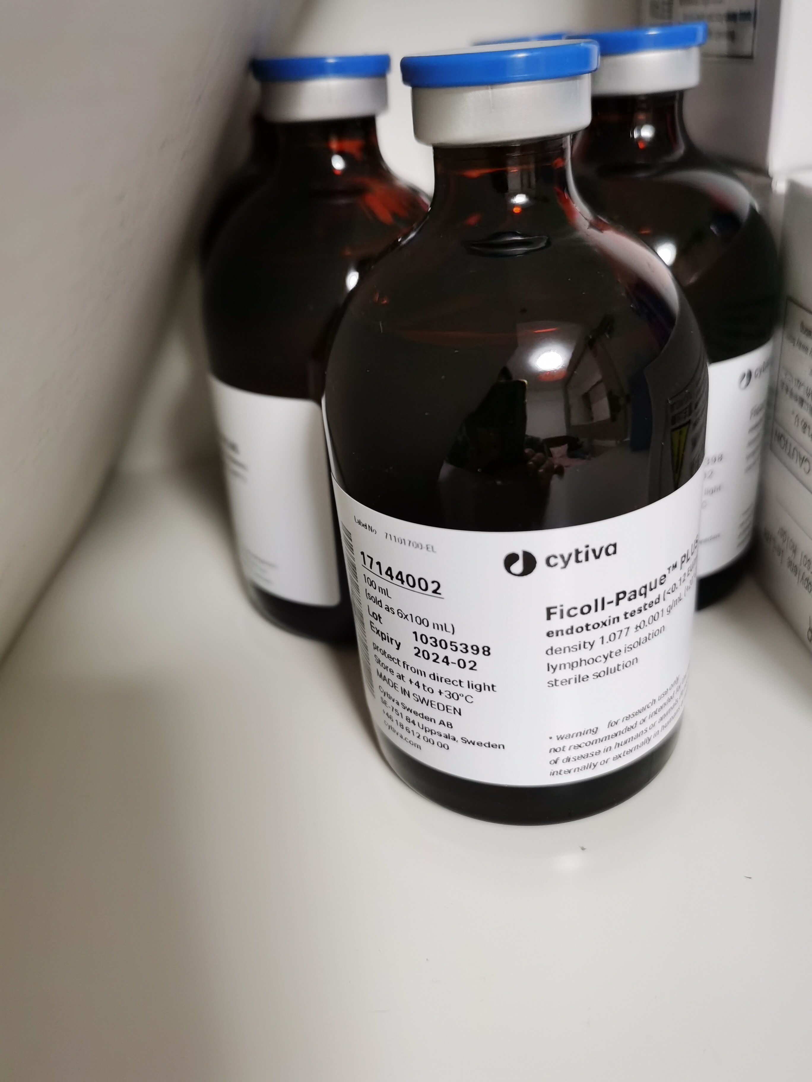 17144002 17144002 GE 17-1440-02 FICOLL-PAQUEPLUS lymphocyte separation liquid 100ml