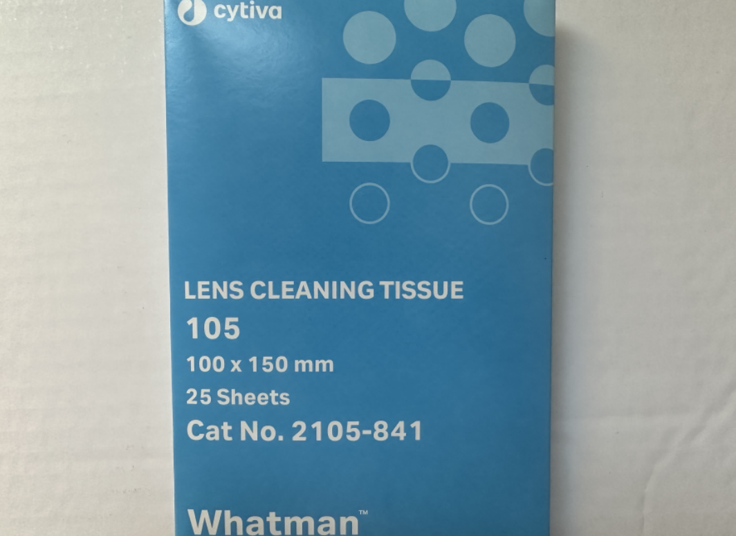 WHATMAN 105号擦镜纸2105-841 10cm&times;15cm，25片/包，25包/盒