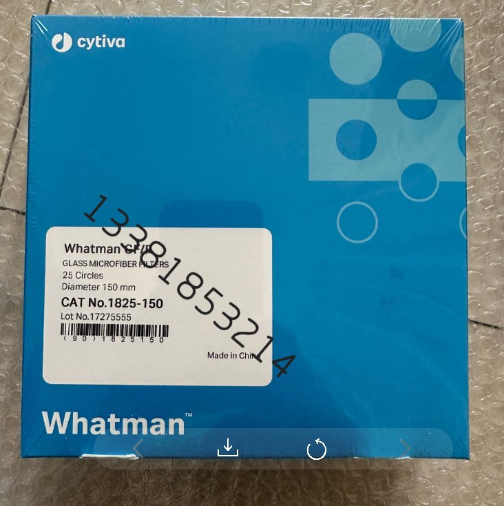 Cytiva WHATMAN GF/F玻璃纤维滤纸150mm直径1825-150/025
