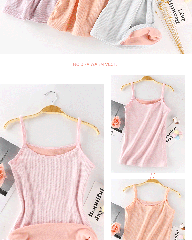 Mùa thu đông 2018 cộng với áo vest nhung nữ bên trong lạnh ấm dày dày nhỏ đan áo thun mỏng giảm béo áo kiểu đẹp