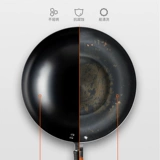 Supor Big Iron Pot Frying Pot, оборудованный старой модной газовой плитой Специальная жареная газовая плита с липкой.