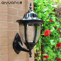 European-style waterproof and anti-rust outdoor wall lamp creative led door column lamp Corridor wall terrace industrial wall lamp large