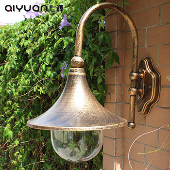 Eurostyle Outdoor Waterproof Horn Wall Lamp Outdoor Retro Decoration Gate Wall Lamp Floor Light Corridor Patio External Wall Lamp