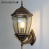 Outdoor European-style waterproof wall lamp Retro aisle Balcony corridor street lamp Villa door courtyard wall lamp Outdoor lighting