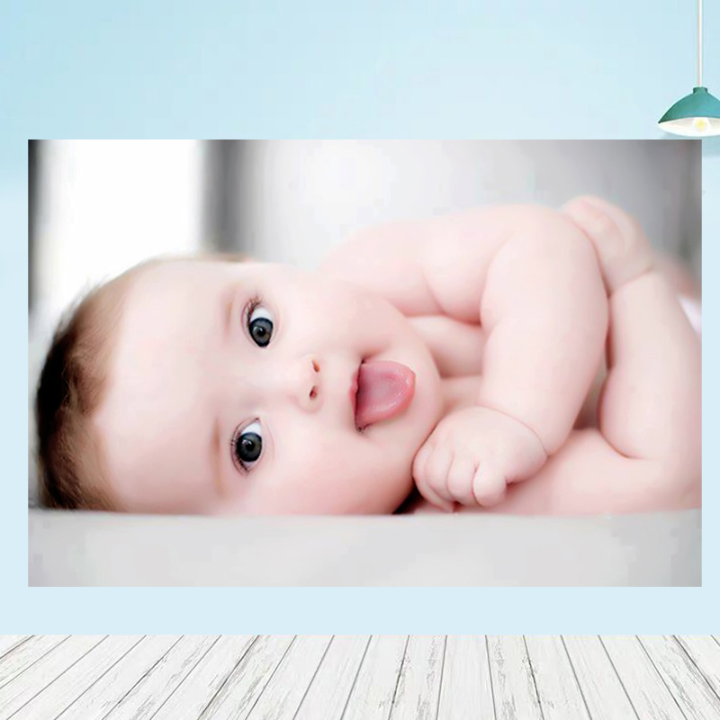 Foreign baby draw beautiful baby picture baby poster cute baby hanging picture prenatal education bb picture baby boy pictorial W13
