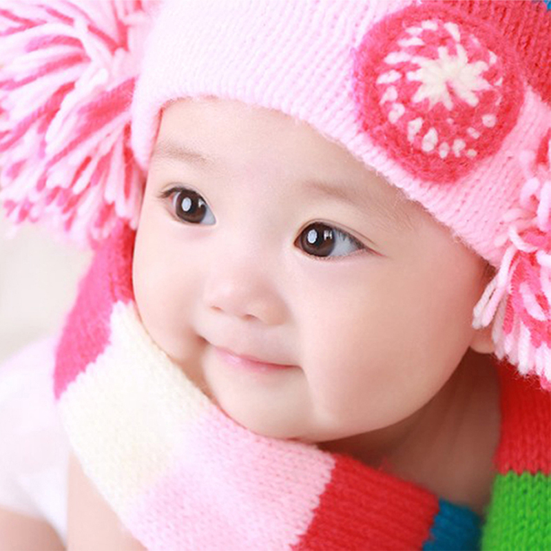 Beautiful female baby wall painting fetal teaching poster cute male and female baby pictures wedding house wall paste painting doll painting