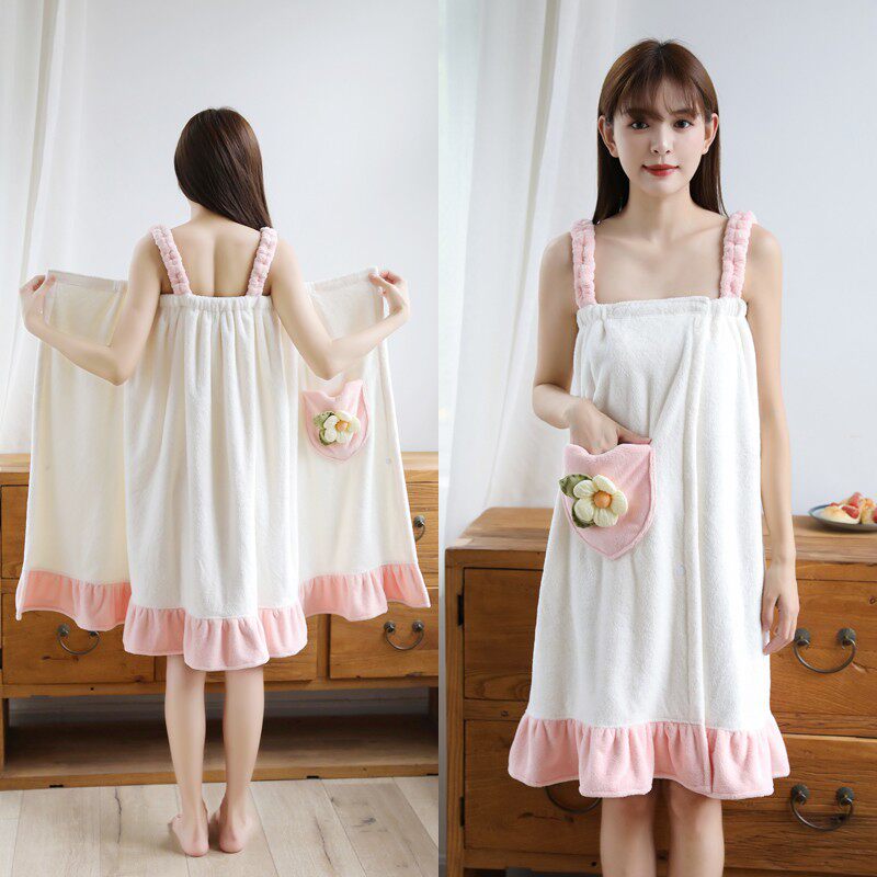 Adult bath towel women can wear and wrap in summer bath towel household pure cotton absorbent 2021 new cotton quick-drying