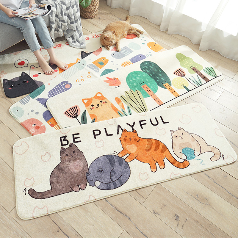 Available seat cushion Shepherd Cashmere Carpet Bedroom Tatami Balcony Floor Mat Net Red Mat home Living Room Bed