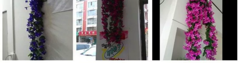 Hoa giả hoa giả tím treo hoa nho treo tường treo hoa lan treo giỏ hoa phòng khách ban công trang trí hoa - Hoa nhân tạo / Cây / Trái cây chậu hoa giả để bàn