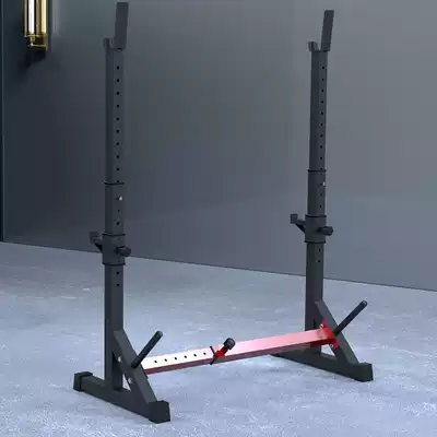 Chishang squat rack Bench press rack Multi-function weightlifting bed barbell rack Black household strength trainer fitness equipment